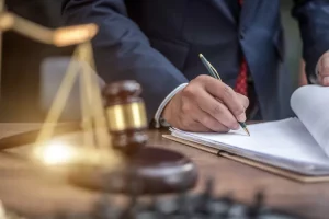 ERISA and Other Federal Laws ERISA Compliance: What Every Employer Should Know This image about a man writing on paper
