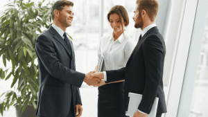 man shaking hand 