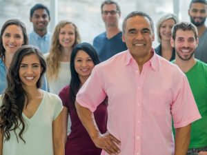 A group of people of different ages and ethnicities.