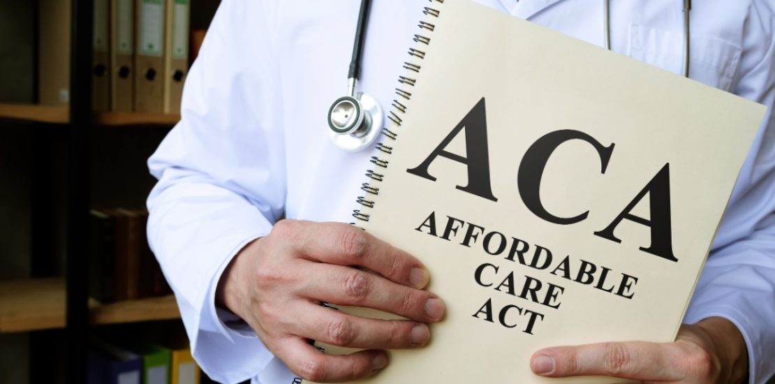 Affordable Care Act Understanding Affordable Care Act (ACA) Compliance for Employee Health Benefits (US) This image about doctor holding diary