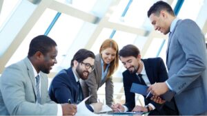 This image about group discussion 