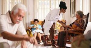 Long Terms Care Insuranc The 5-Step Checklist for Evaluating Long-Terms Care Insurance in Plano, Texas nurse caring of old woman