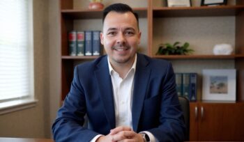 trey driver medcore brokerage portrait Best Group Health Insurance for Small Business in Texas (2025 Guide) Trey Driver, founder of Medcore Brokerage, at the McKinney Texas office