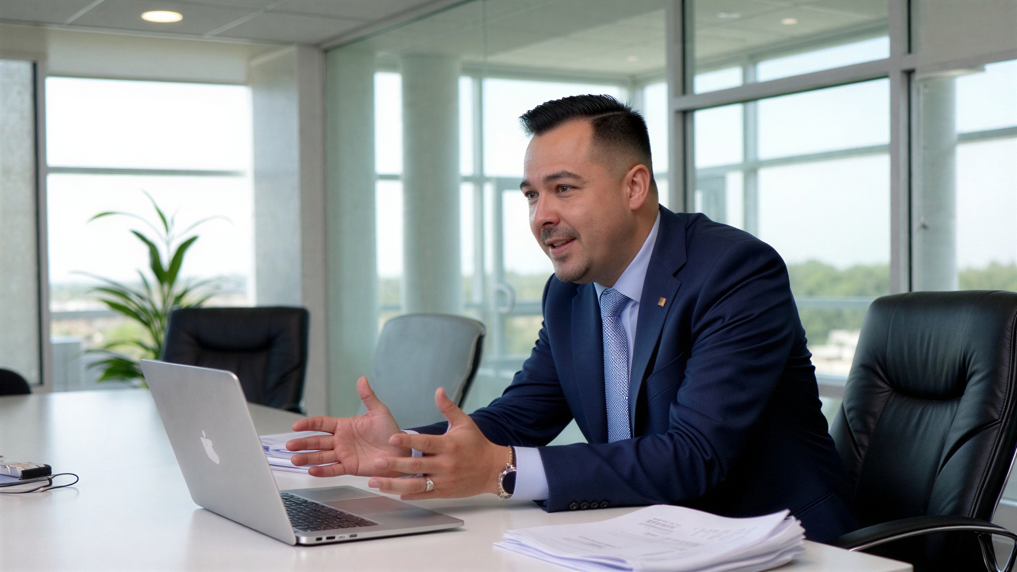 trey driver medcore client consultation Best Group Health Insurance for Small Business in Texas (2025 Guide) Trey Driver from Medcore Brokerage consulting with a Texas small business client